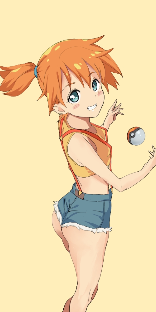 【画像】ポケモンのカスミの服、おっぱい見えそう\n_1