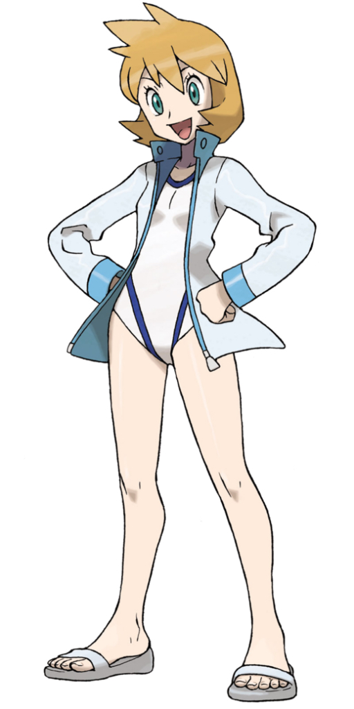 【画像】ポケモンのカスミの服、おっぱい見えそう\n_1