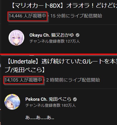 🐰ぺこーら、ファン離れが止まらず😭\n_3