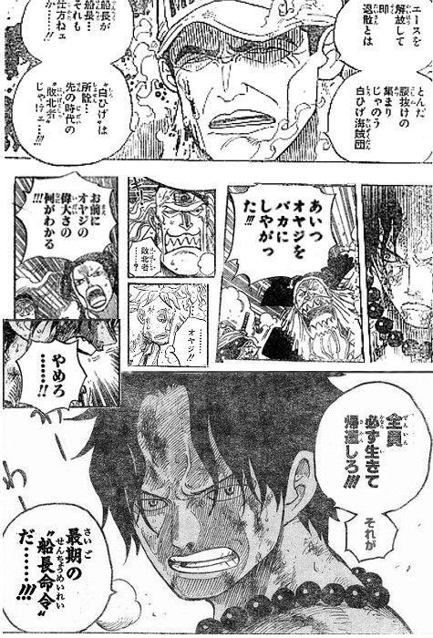 ワンピースの頂上決戦編見てるんだが白ひげとエースって無駄○にだよな？\n_1