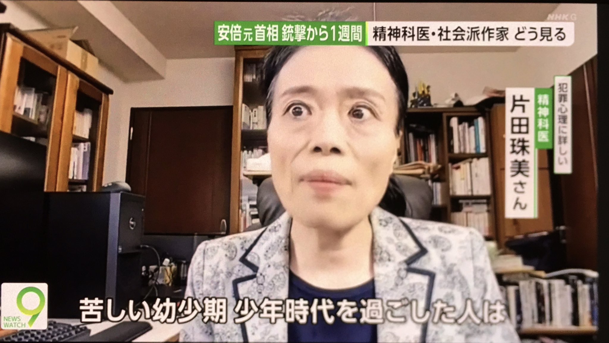 【悲報】NHKニュース9に登場の精神科医片山珠美、ガチのマジで統一教会だった……… [252835186]\n_4