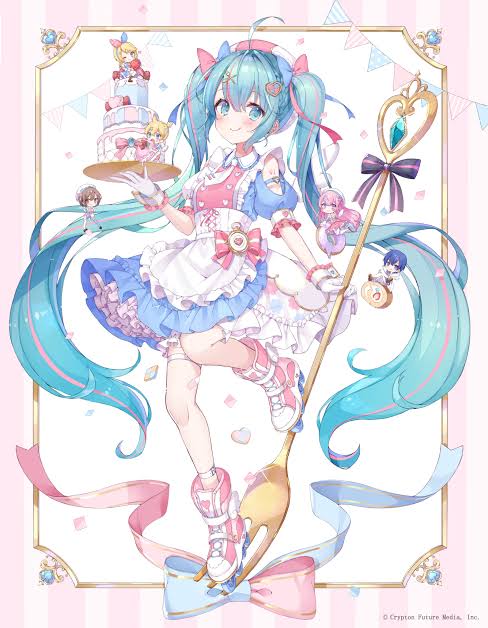 【悲報】初音ミクさん、謎の若者人気でコラボ女王と化しその度に整形もさせられてしまう [733580383]\n_10
