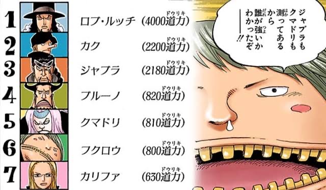 カリファってよくCP9になれたよな\n_1