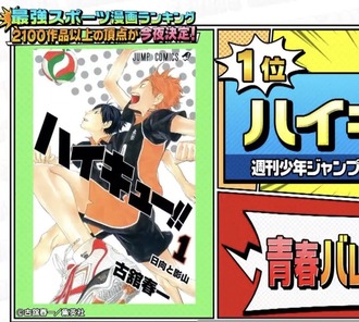 スポーツ漫画ランキング第1位「ハイキュー」←これwww_1
