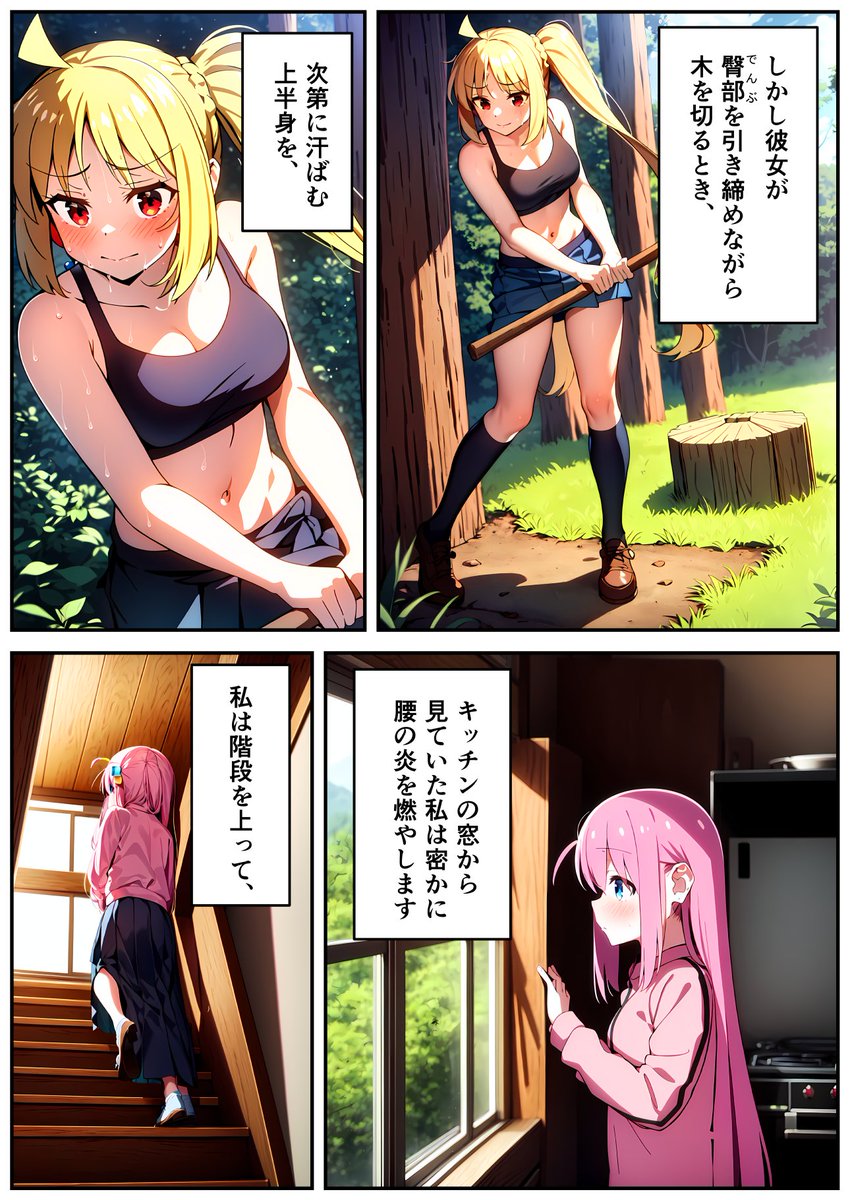 AIイラストを使った漫画ｗｗｗ\n_1