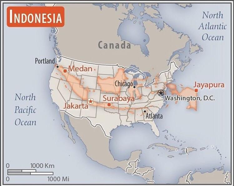 インドネシア(面積広いです、人口2.7億人です、若者多いです)←こいつ \n_1