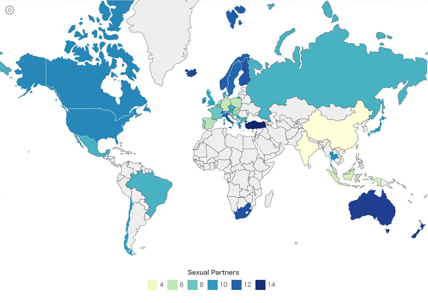 「セ○クスの経験人数が多い国ランキング」が発表される。日本は何位でしょう？  [663766621]\n_1