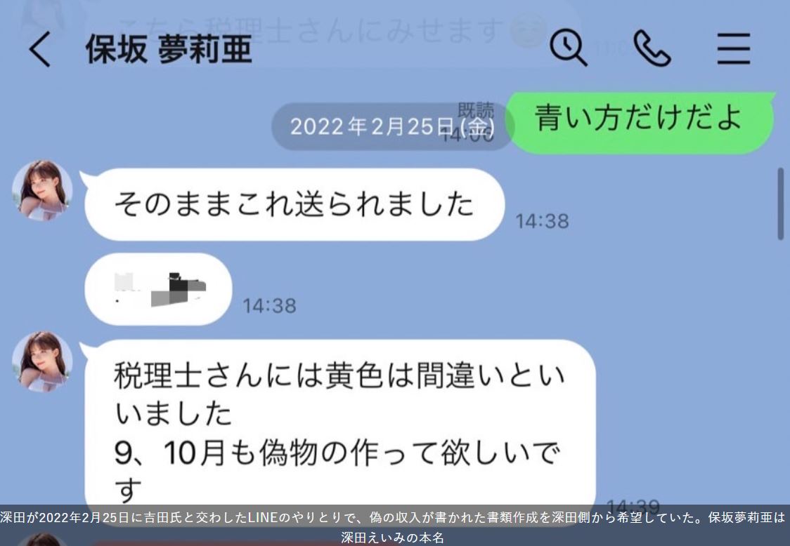 「８０００万円追徴課税のAV女優深田えいみ」ヤバすぎる。嘘八百で「裏帳簿」まで作っていた。  [425744418]\n_1