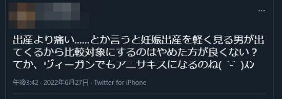 板野友美「アニサキスは出産より痛かった」←フェミさん顔を真っ赤にしてブチギレwww \n_2