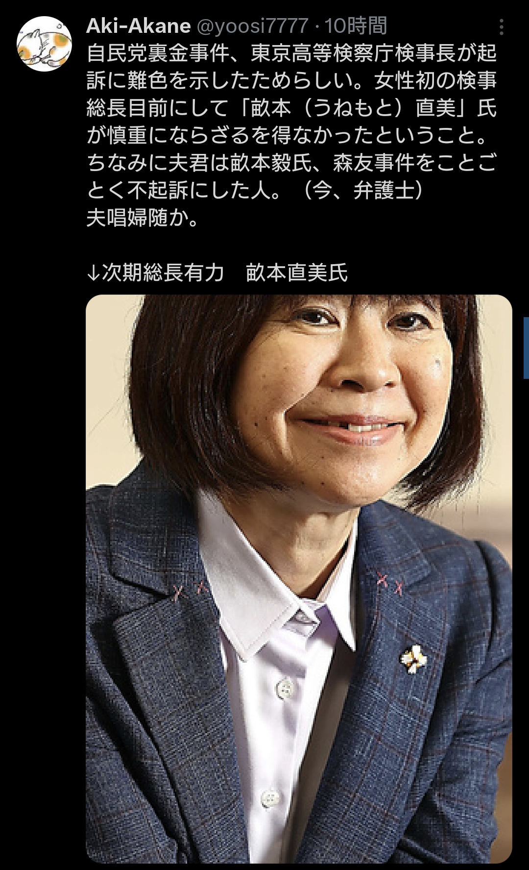 森友を隠蔽し、裏金を不起訴にした検事、岸田総理の意向で検事総長に抜擢される  [882679842]\n_4