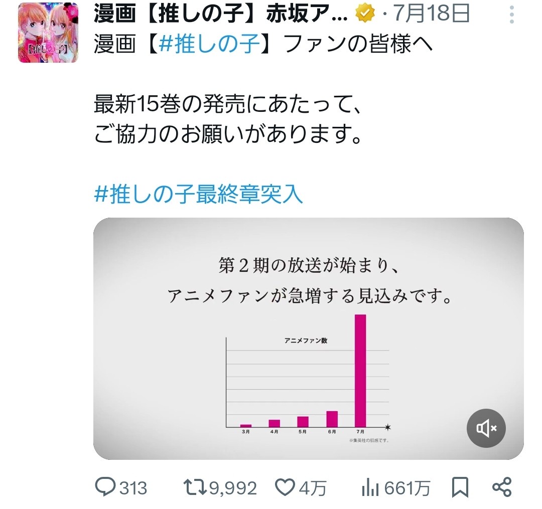 【悲報】推しの子メンゴさん、最終話が叩かれすぎたためかお気持ち表明  [318166181]\n_1