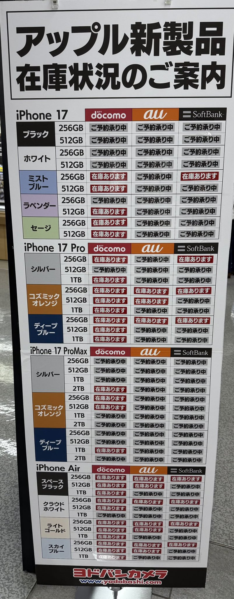 iPhoneAir、在庫が余りまくるwwwwwwwwwwwww  [931948549]
_1_1