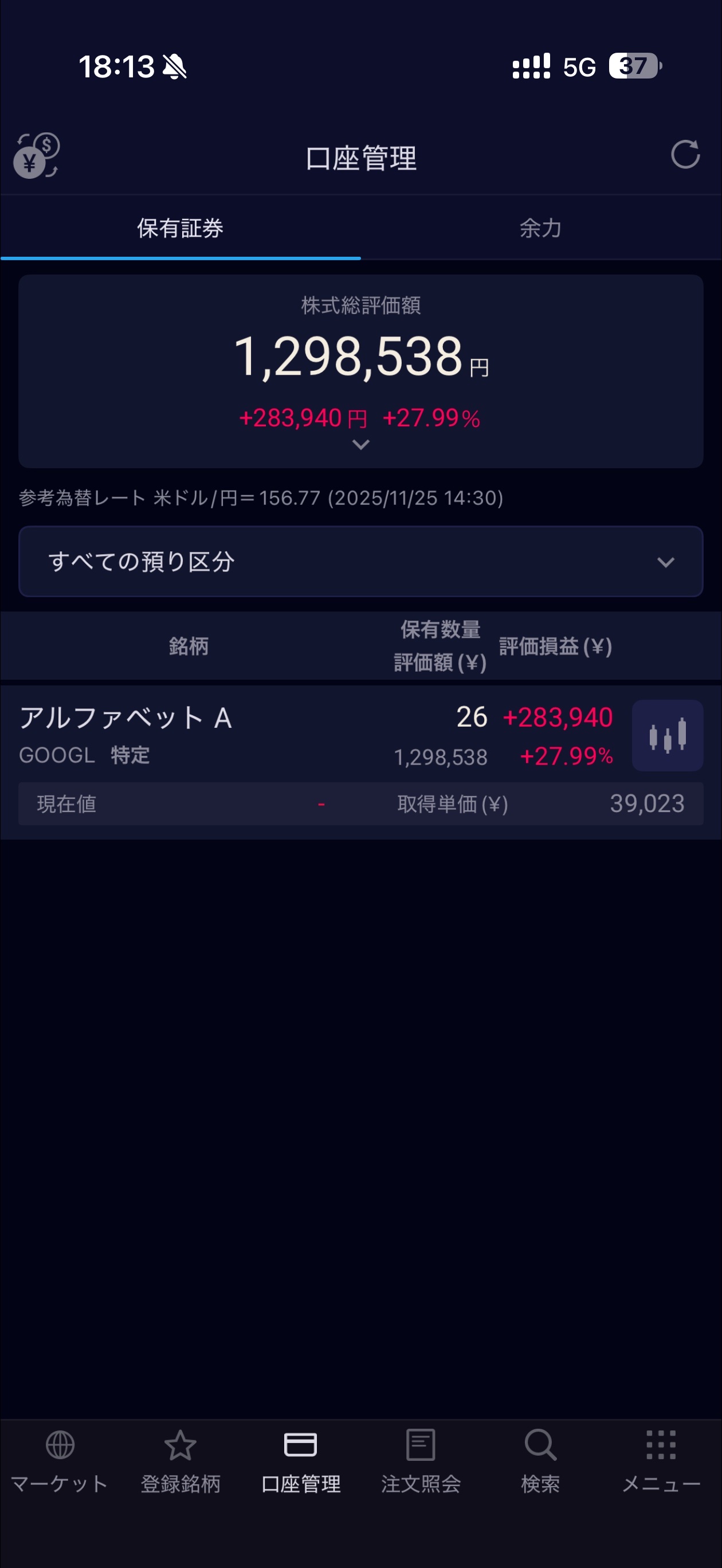 ぼく株初心者、一ヶ月前にGoogleに100万円全ツッパした結果・・・  [485689427]
_1_1