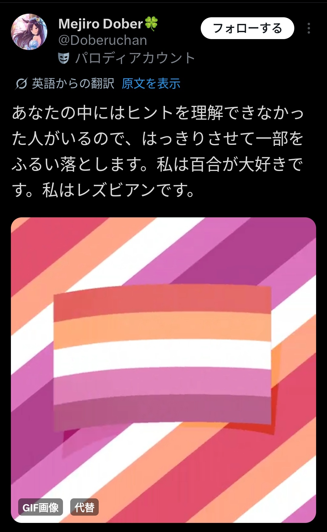 【高市悲報】🐴ウマ娘、海外ファンベースに『LGBTQIAPK+の象徴』として持ち上げれる→それに反対する動きも生まれカオス化  [762037879]
_1_1