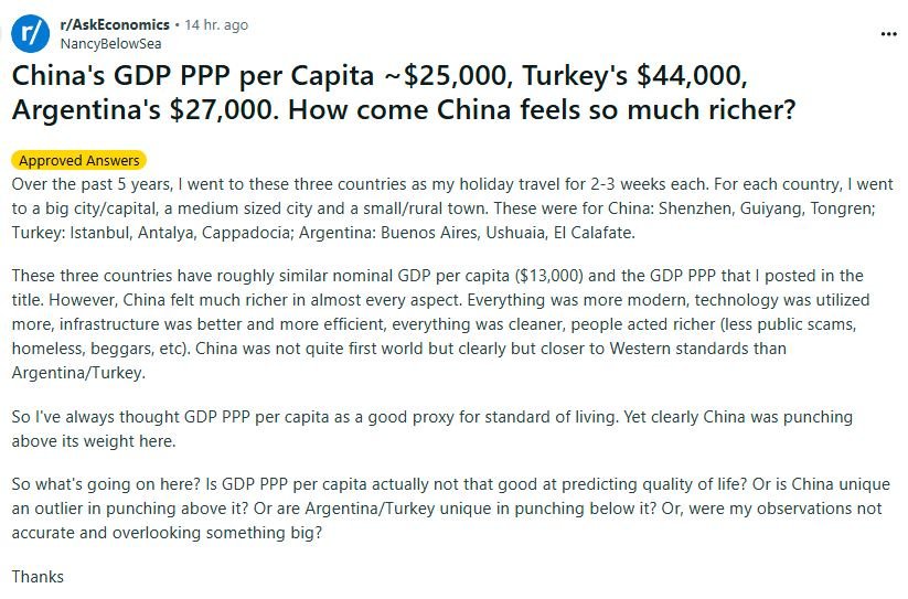 中国のGDP、捏造だった…実際は統計の数字より高く、1人あたりGDPは日本人と同等  [999047797]
_1_1