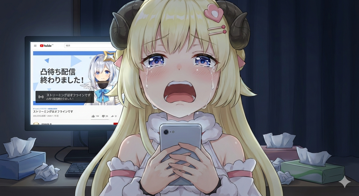 ホロライブ角巻わためさん、同期天音かなたの最後の凸待ち配信に現れず不仲説が確定してしまう…  [268244553]
_7_7