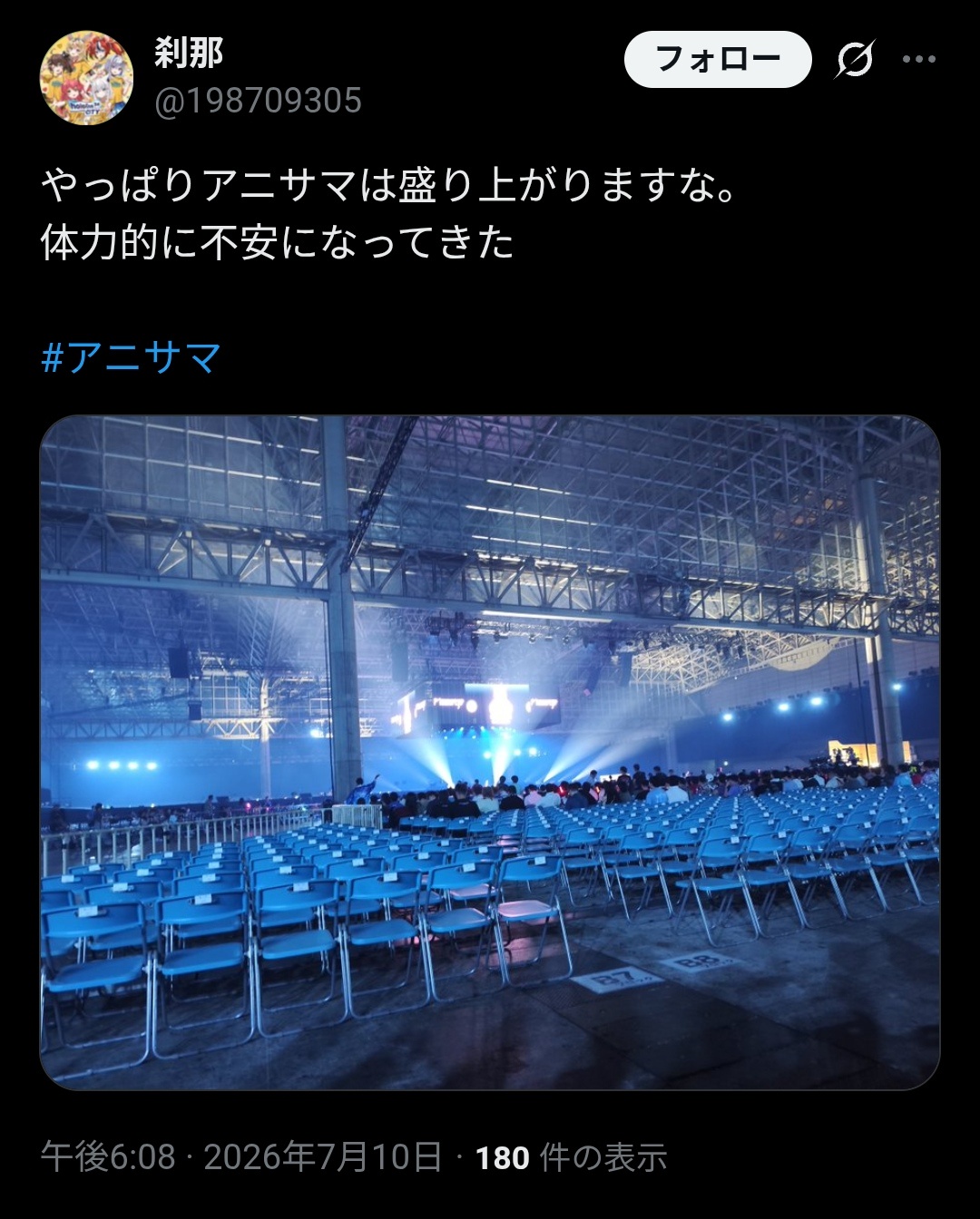 【悲報】アニサマ、超絶ガラコン  [126042664]
_1_1
