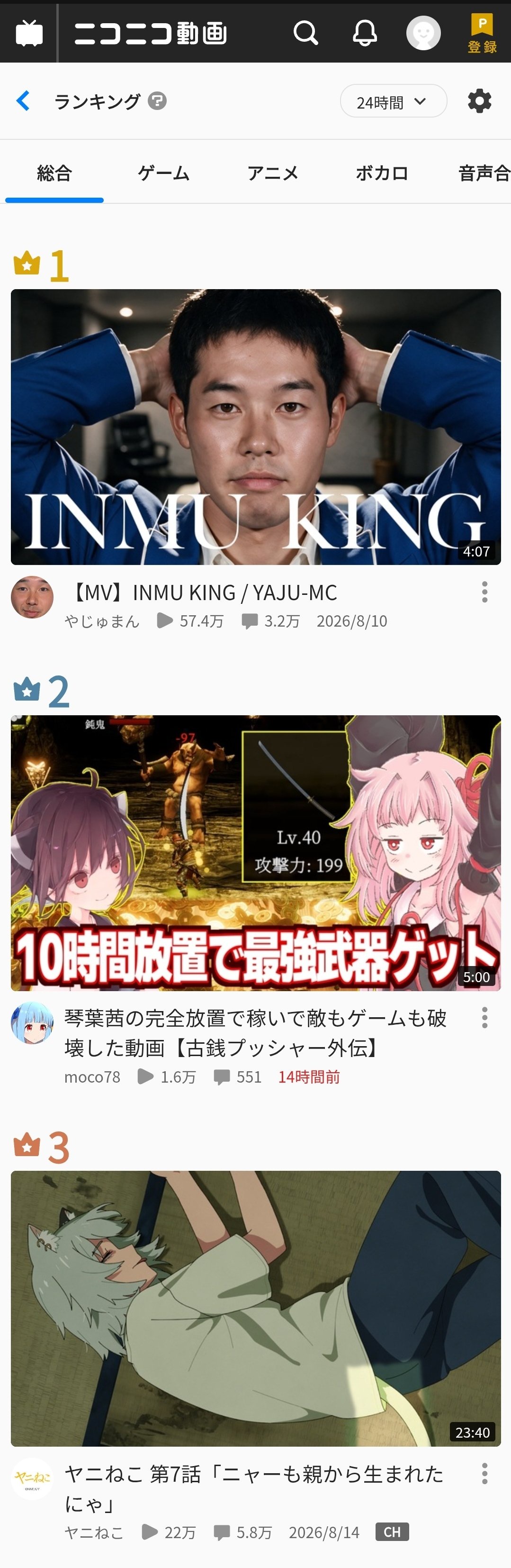 【高市悲報】ニコニコ動画、会員が90万人割れ 一年で10万人減少 なんでお前らニコニコしなくなっちゃったの？  [158478931]
_100_100